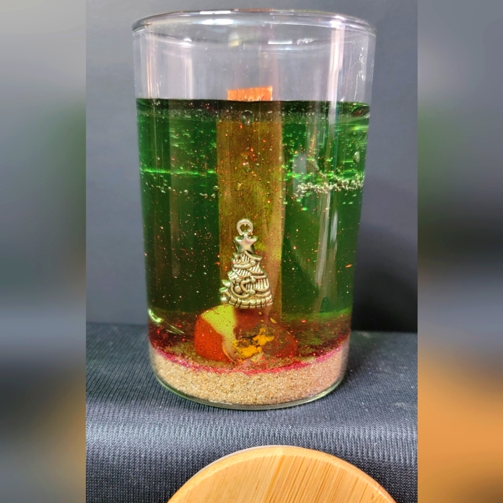 Christmas gel candle 8oz